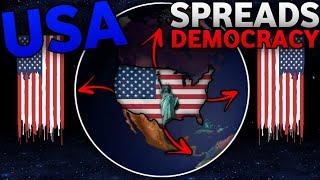 United States Spreads DEMOCRACY (late 2.9k special) | Roblox Rise of Nations