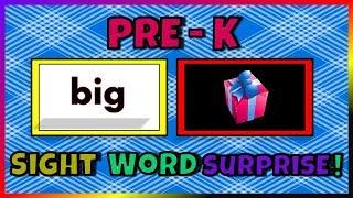 PRESCHOOL SIGHT WORDS GAME - FUN GAME FOR KIDS - Prep For Pre-K