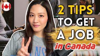 How to GET A JOB in Canada really fast in one to two weeks (2 proven ways) | Living in Canada