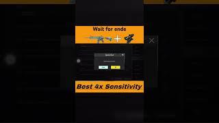 Best sensitivity 4x pubgmobile / zero recoil sensitivity bgmi pubgmobile