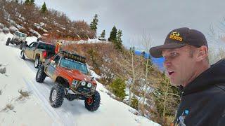 Over The Edge: This Snowy Off Road Recovery Might Take Us All Down!