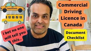 How to Get Truck Driver Licence in Canada | Commercial Driving Licence | Document List