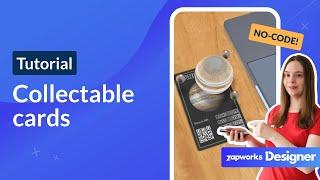 How to build interactive collectable cards in WebAR | ZapWorks Designer no-code AR tool