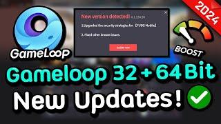 Gameloop 32 Bit New Version! (4.1.134.90) + PUBG MOBILE Fix Lag Best Settings 2024