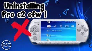 Uninstalling Pro c2 custom firmware !