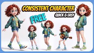 Consistent Characters - FREE - NO Midjourney AI - NO Dalle-3 - NO Leonardo AI