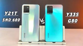 Vivo Y33S VS Vivo Y21T | Comparison & Speed Test | Snapdragon 680 VS Helio G80