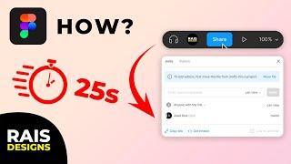 Share Design File Link in 25 Seconds (Figma Tutorial)