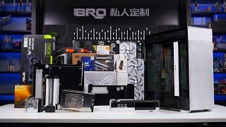 「BRO」4K PC Build Inwin ModFree Custom White With Intel i9-14900KF. 迎广魔飞白色.#pcbuild