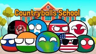 Countryballs school II Countryballs maths exam