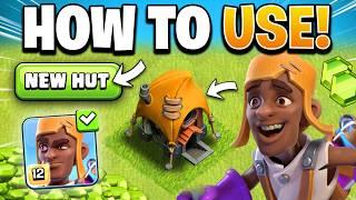 How to Use NEW Helper Hut in Clash of Clans - New Lab Assistant Explained in Coc