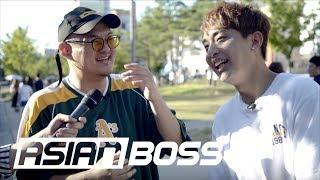 Can Koreans Speak In Pure Korean? (No English Words Challenge) | ASIAN BOSS