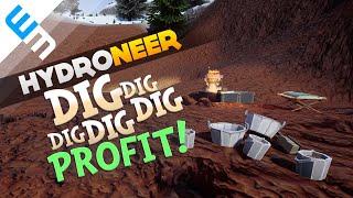 HYDRONEER Game of Gold Mining and Base Building for PROFITS!