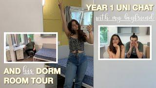 Year 1 University chat / review and empty uni room tour || Gloucester University