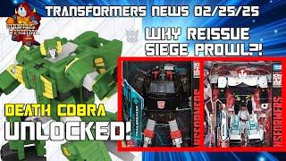 Earthrise Trailbreaker and Siege Prowl Reissued - Deathcobra Tier Unlocked!