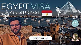 How to Get Egypt Visa On Arrival  | Abu Dhabi to Alexandria | Budget Traveling | 2024
