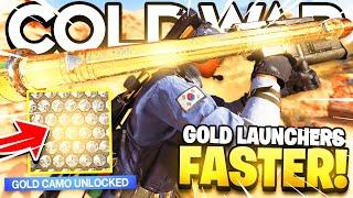 FASTEST WAY TO UNLOCK GOLD LAUNCHERS IN COLD WAR! (Black Ops Cold War Gold Launchers Guide)