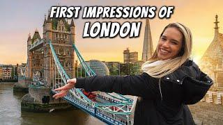 How we explored London City! / First time in London!