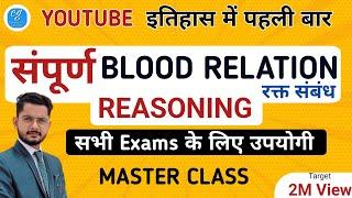 Master Class रक्त संबंध | Blood Relation Reasoning Tricks In Hindi | Rakt sambandh By Vivek Sir