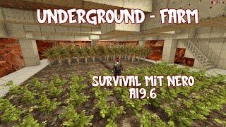 Untergrund Farming -  Untertage Pflanzen anbauen in Höhlen ohne Gefahr 7 Days to Die 7D2D