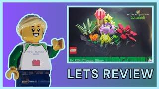 The LEGO Succulents! Let's Review!