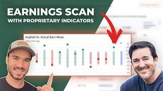 Scanning for Earnings Trades Using Proprietary Indicators | Driven By Data Ep.38