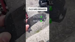 Tesla Plaid brake change using NRS brake pads! #toronto #brakepads #automotive #canadian #galvanized