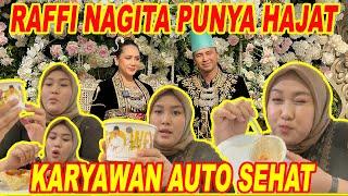 CUMA RAFFI NAGITA YANG SELALU BIKIN KENYANG KARYAWAN !!! NUMPANG MAKAN DI RANS !! GRATIS !!!