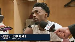 Herb Jones Postgame Interview | Rockets vs. Pelicans 12/19/24