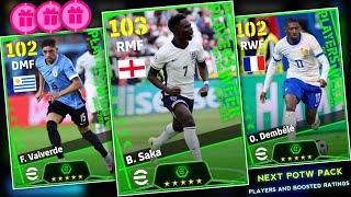 Upcoming Thursday New Potw National Jul 11 '24 In eFootball 2024 Mobile | Players & Boosted Ratings