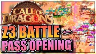 Biggest Zone 3 Pass Battle [whale server 32] Call of Dragons