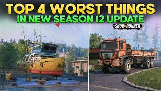 Top 4 Worst Things in New Season 12 Update in SnowRunner Everything You Need to Know