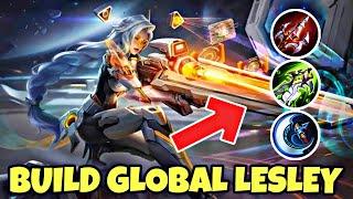 1 HIT LANGSUNG HILANG - BUILD TOP GLOBAL LESLEY - MOBILE LEGENDS