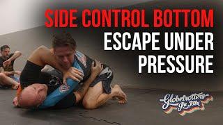 Winter Camp 2024: How to actually finish side control bottom escape under pressure w Priit Mihkelson