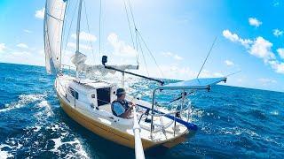 First Time Sailing The Ocean - Bar Crossing & Learning to Sail My New Floating Tiny Home