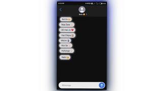 WhatsApp typing black screen status / black screen template video / trending green status