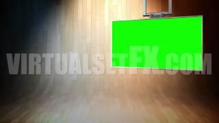 Chroma Key News Studio Background