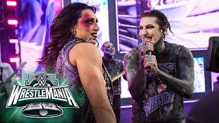 Rhea Ripley and Motionless in White rock out at WrestleMania: WrestleMania XL Saturday highlights