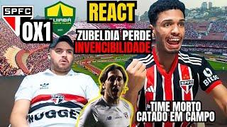 REACT SÃO PAULO 0 X 1 CUIABÁ ACABOU A INVENCIBILIDADE DO ZUBELDIA- JOGO HORROROSO  - BRASILEIRÃO