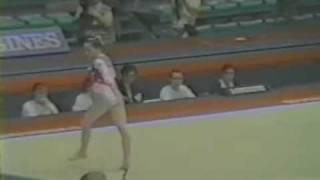 Rowena Roberts 1992 Europeans FX