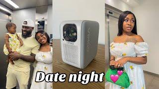 Idée de date night pour casanier sans sortir de la maison  ft VIMGO P10 Projector #dalhiailoveyou