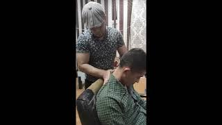 ASMR Face massage & Head Massage | ASMR Uzbek Barber