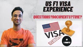 US F1 Visa Interview Experience| Tips and Questions Asked