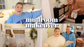 fresh spring target decor + mudroom makeover | vlog