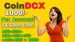 Coindcx new coupon code || Free 1000 coupon code || Bitcoin worth rs 1000