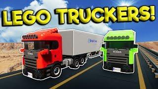 LEGO DIESEL TRUCK DRIVERS FIND ALIENS!? - Brick Rigs Roleplay Gameplay - Lego City Truck Simulator