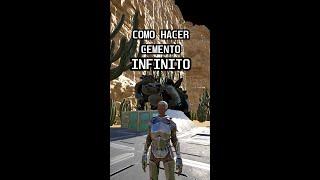 Como Hacer CEMENTO INFINITO  ARK pronene4 #shorts