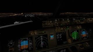 [X-Plane 11] Zibo mod Boeing 737-800 night flight KLAX-KLAS w/ Audiobird xp soundpack