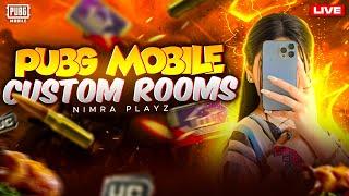 CLASSIC CUSTOM ROOM PUBG | UC & RP Rooms | GIVEAWAYS|#LIVE #PUBGMOBILE #NIMRAPLAYZ