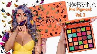 ABH Norvina Pro Pigment Vol. 3 Palette Review + Swatches